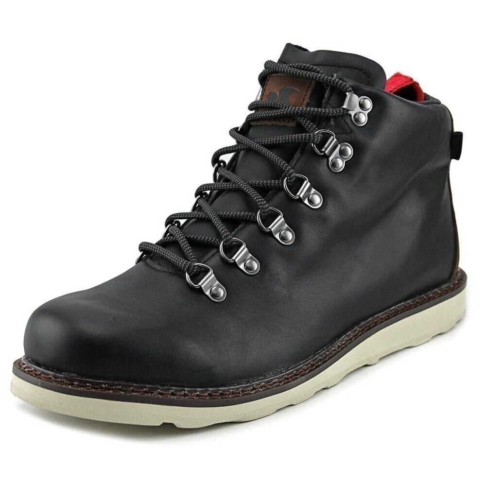 DVS Yodeler Black Leather Snow Boots BMX DC MOTO Skate Rare Men's Size 8